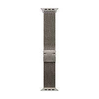 Apple Watch 49mm Titanium Milanese Loop - Natural - Medium 155-185mm