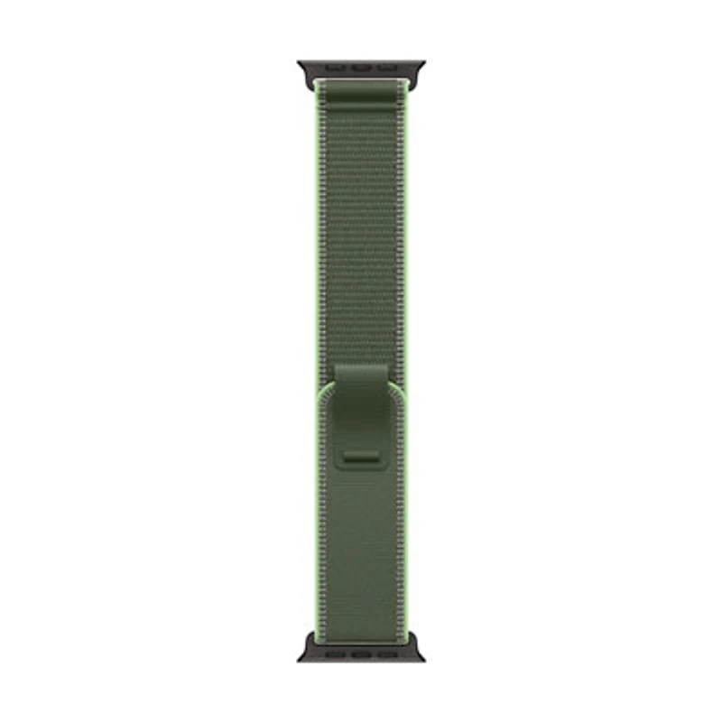 Apple Watch 49mm Trail Loop - Green/Neon/Black - Small/Medium 130-180mm