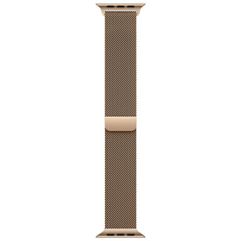 Apple Watch 46mm Milanese Loop - Gold - Medium / Large 150-200mm
