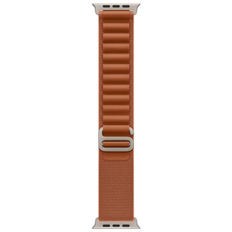 Apple Watch 49mm Alpine Loop - Terra Cotta/Natural - Small 130-160mm
