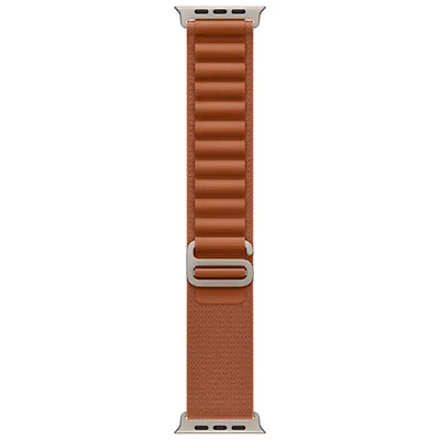 Apple Watch 49mm Alpine Loop - Terra Cotta/Natural - Small 130-160mm