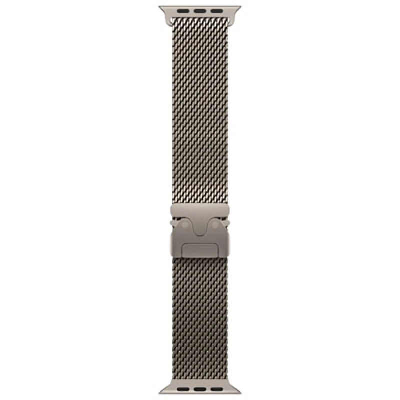 Apple Watch 49mm Milanese Loop - Natural - Small 130-160mm