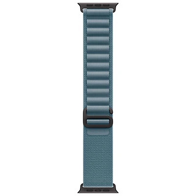 Apple Watch 49mm Alpine Loop - Light Blue/Black - Medium 145-190mm