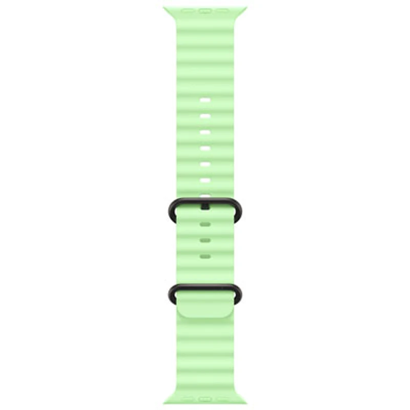 Apple Watch 49mm Ocean Band - Neon Green/Black