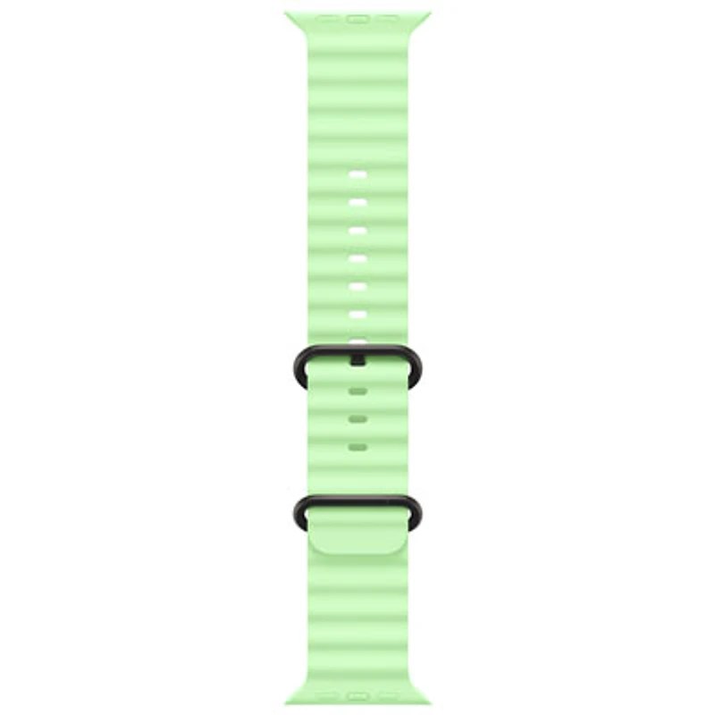 Apple Watch 49mm Ocean Band Extension - Neon Green/Black