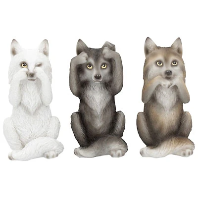 Nemesis Now Three Wise Wolves Figurine