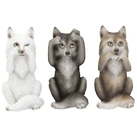 Nemesis Now Three Wise Wolves Figurine