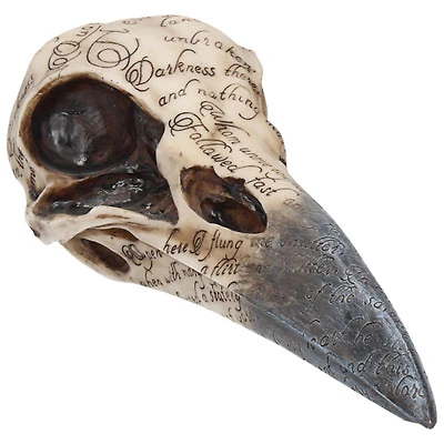 Nemesis Now Edgar's Raven Skull