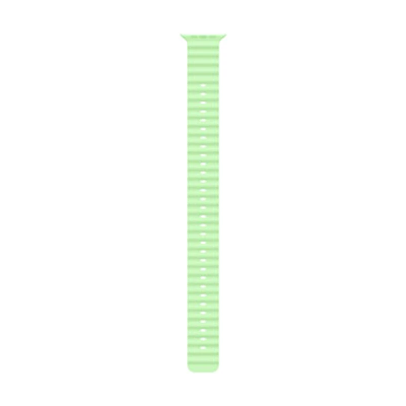 Apple Watch 49mm Ocean Band Extension - Neon Green