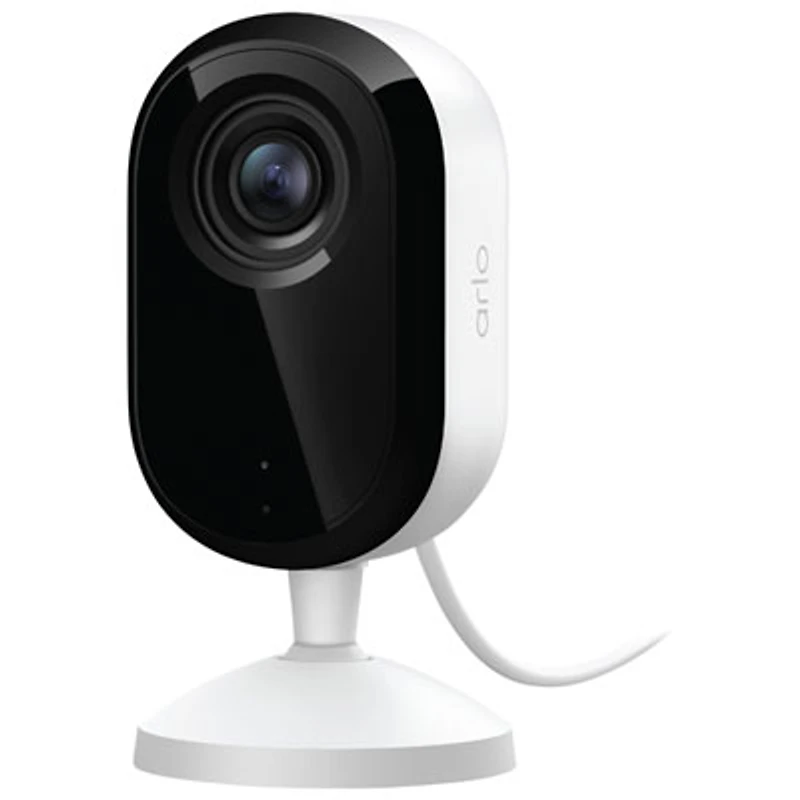 Arlo Essential Wired Indoor 2K Plug-in Security Camera - White