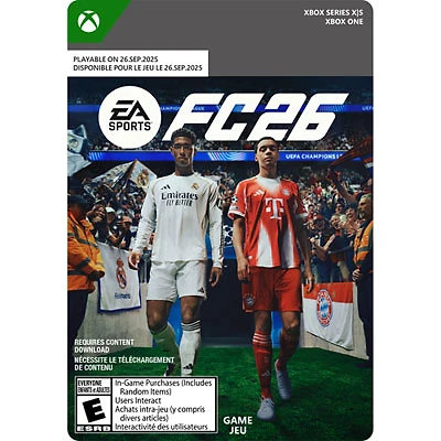 EA Sports FC 26 (Xbox Series X|S / Xbox One) - Digital Download