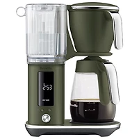 Breville Luxe Glass Drip Coffee Maker - 12-Cup - Olive Tapenade