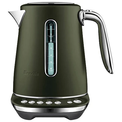 Refurbished (Good) - Breville Smart Kettle Luxe Programmable Electric Kettle - 1.7L - Olive Tapenade - Remanufactured by Breville