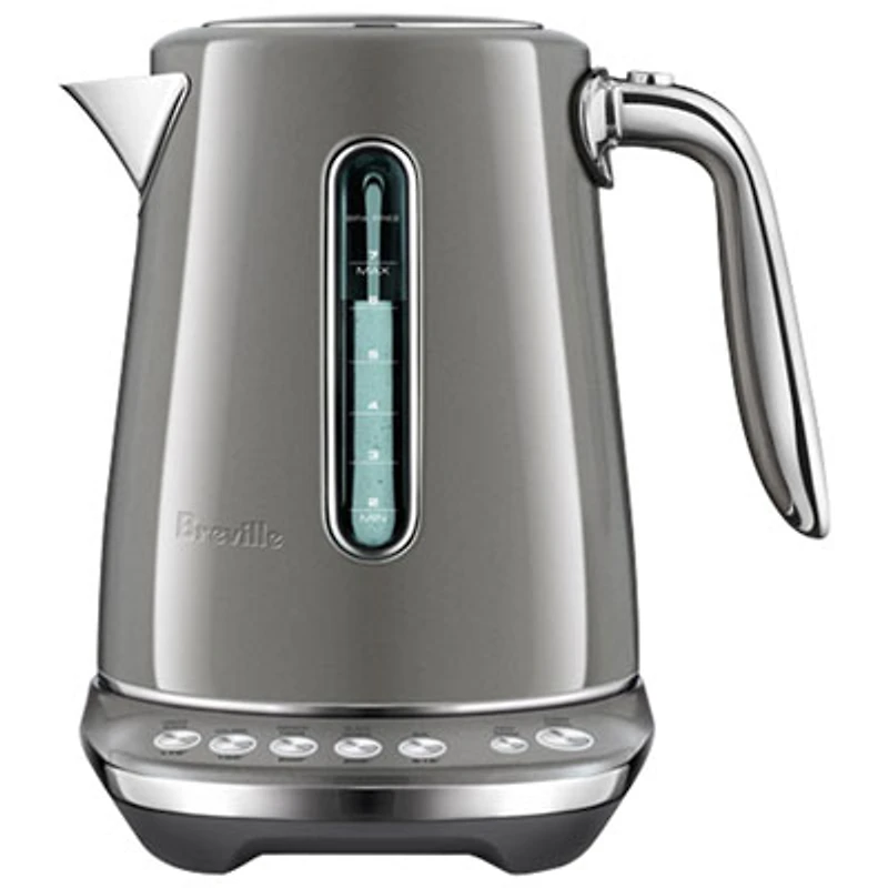Refurbished (Good) - Breville Smart Kettle Luxe Programmable Electric Kettle - 1.7L - Smoked Hickory - Remanufactured by Breville