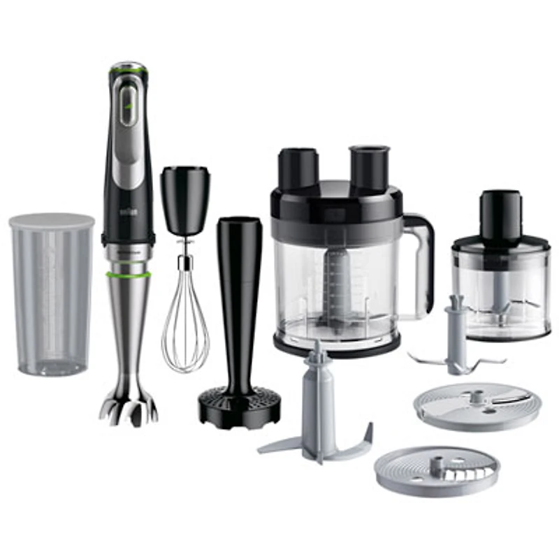 Braun MultiQuick 9 2L 700-Watt Hand Blender - Black Stainless Steel