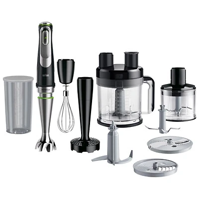 Braun MultiQuick 9 2L 700-Watt Hand Blender - Black Stainless Steel