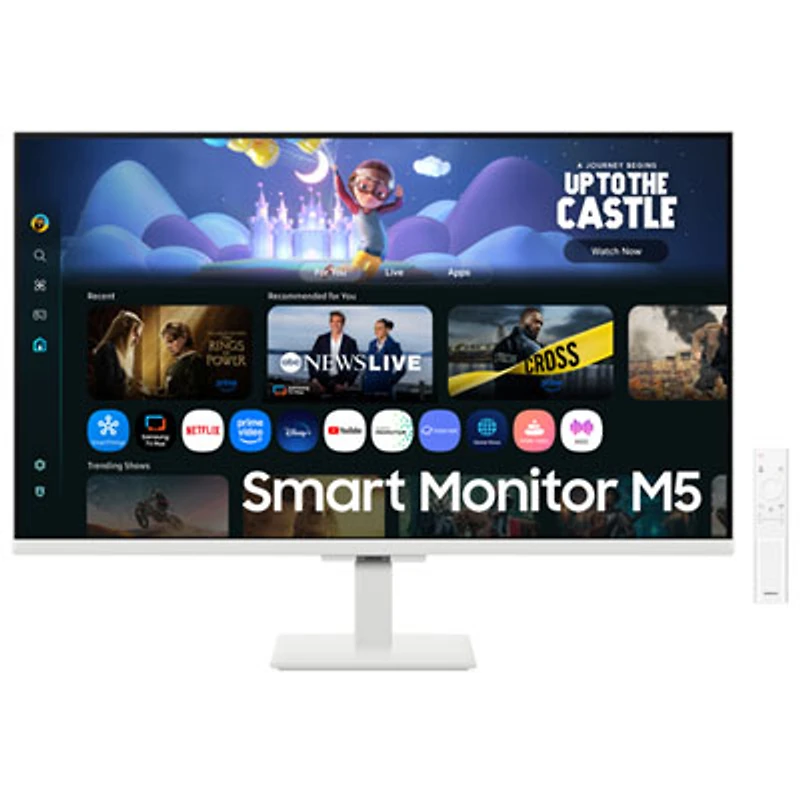 Samsung 27" FHD 60Hz 5ms GTG IPS LED Gaming Monitor (LS27FM501ENXZA) - White