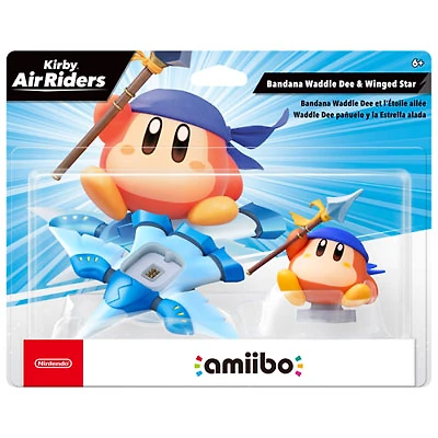 amiibo Kirby Air Riders Bandana Waddle Dee & Winged Star