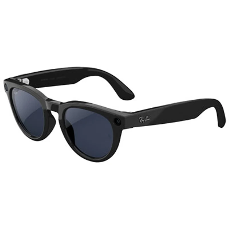 Ray-Ban | Meta Headliner (Gen 2) Glasses with AI, Photo, Video, Audio & Messaging - Shiny Black/Transitions Sapphire