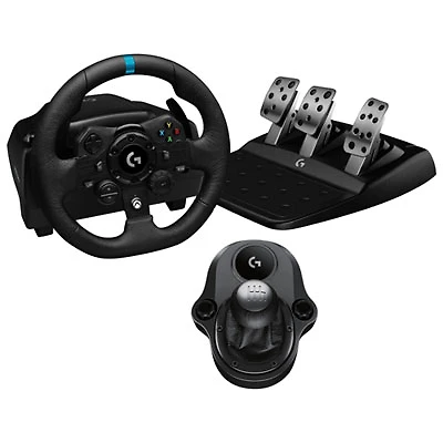 Logitech G923 Racing Wheel & Pedals with Driving Force Shifter for Xbox Series X|S and Xbox One