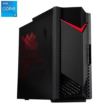 Open Box - Acer Nitro N50 Gaming PC - Black/Red (Intel Core i5-14400F/1TB SSD/16GB RAM/GeForce RTX 4060/Win 11)