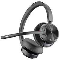 Open Box - HP Poly Voyager 4320-M On-Ear Noise Cancelling Bluetooth Headset (77Z30AA) - Black