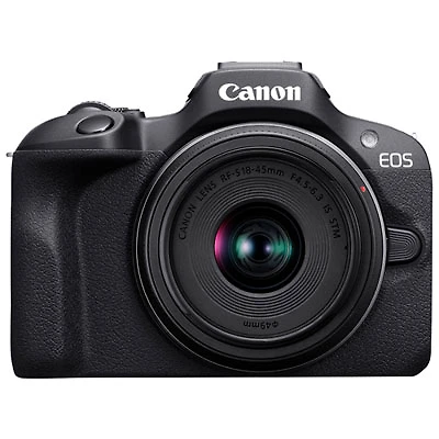 Canon EOS R100 Mirrorless Camera with 18-45mm IS STM & 75-300mm Double Lens Kit