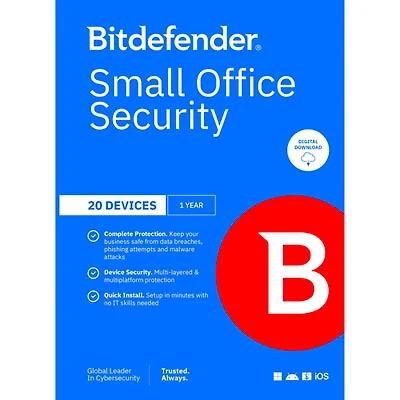 Bitdefender Small Office Security (PC/Mac/iOS/Android) - Device - User - 1 Year