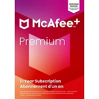McAfee+ Premium (Windows/Mac/Android/iOS) - Unlimited Devices - 1 Year - Digital Download