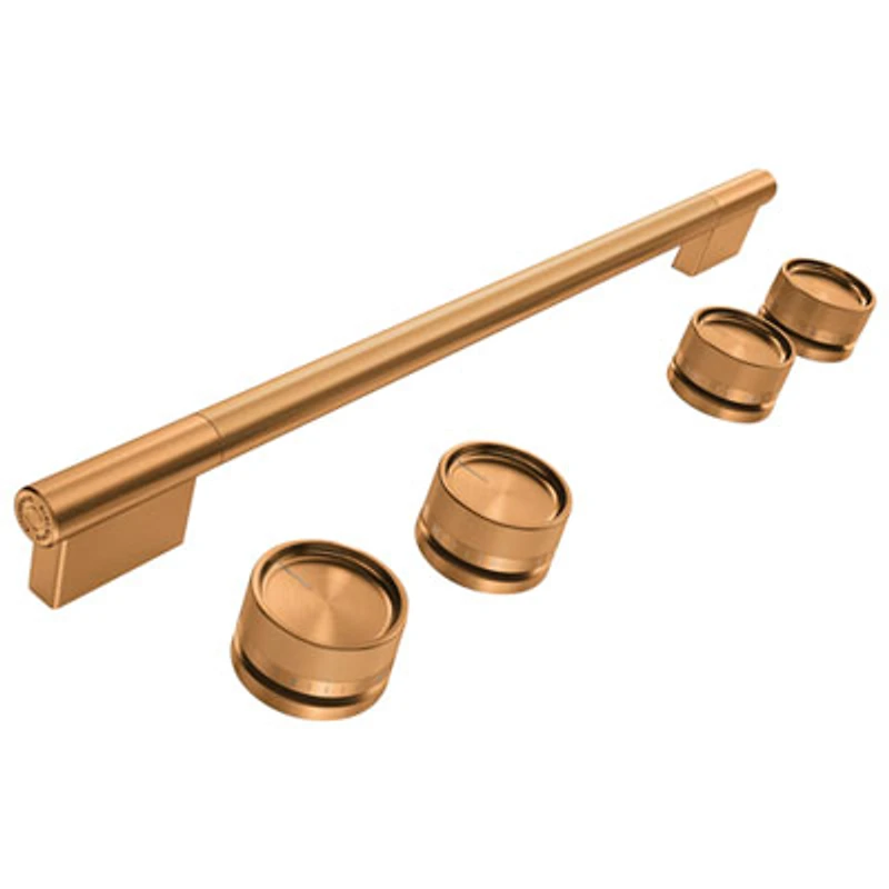 KitchenAid 5-Piece Handle & Knob Hardware Accessory Kit for Slide-In Convection Electric Range (W11773971) - Bronze