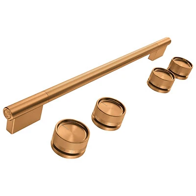 KitchenAid 5-Piece Handle & Knob Hardware Accessory Kit for Slide-In Convection Electric Range (W11773971) - Bronze