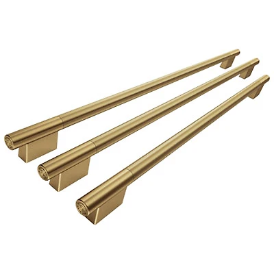 KitchenAid Handle Accessory Kit for 42" Built-In French Door Bottom Mount Refrigerator (W11777175) - Brass