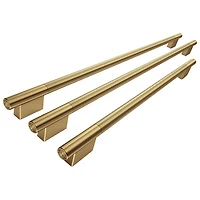 KitchenAid Handle Accessory Kit for 36" Built-In French Door Bottom Mount Refrigerator (W11777179) - Brass