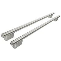 KitchenAid Handle Accessory Kit for Counter-Depth Side-by-Side Refrigerator (W11777161) - Stainless Steel