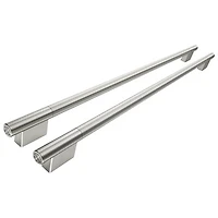 KitchenAid Handle Accessory Kit for 42" Built-In Side-by-Side Refrigerator (W11777165) - Stainless Steel
