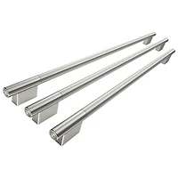 KitchenAid Handle Accessory Kit for 42" Built-In French Door Bottom Mount Refrigerator (W11777173) - Stainless Steel