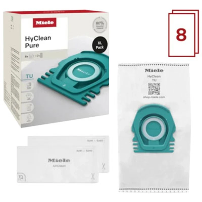 Miele XL HyClean Air TU Vacuum Dustbags for Miele Guard L1 & Guard S1