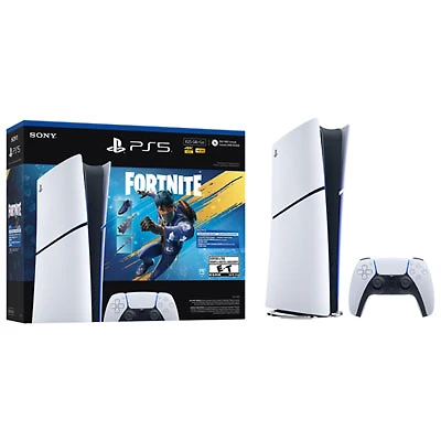 PlayStation 5 Slim Digital Edition 825GB Console Fortnite Flowering Chaos Bundle