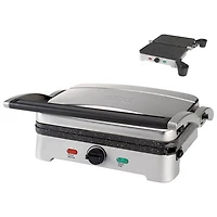 Heritage The Rock Panini Grill - Black/Stainless Steel