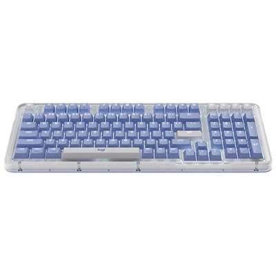 Logitech Alto Keys K98M Bluetooth Backlit Mechanical Full-Size Keyboard - Lilac - English