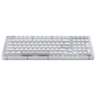 Logitech Alto Keys K98M Bluetooth Backlit Mechanical Full-Size Keyboard - Off-White - English