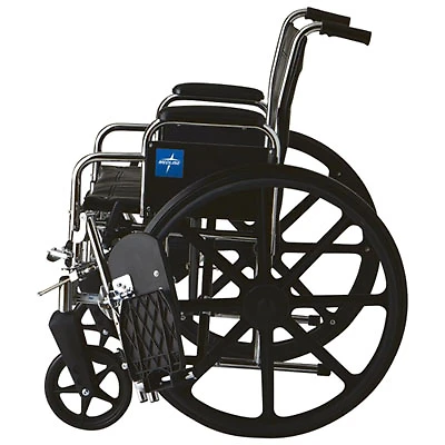 Medline Excel 2000 18" Wheelchair with Elevating Legs