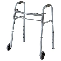 Medline Lightweight 2-Button Junior Folding Walker