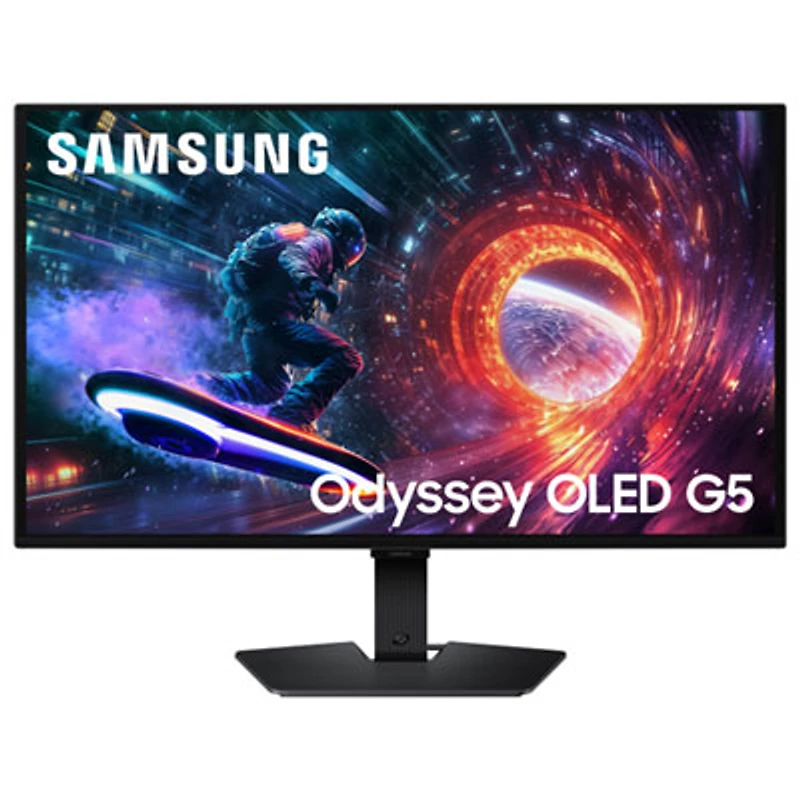 Samsung Odyssey 27" QHD 180Hz 0.03ms GTG OLED G-Sync FreeSync Gaming Monitor (LS27FG502SNXZA) - Black - Only at Best Buy