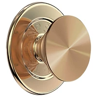 PopSockets PopGrip Universal Cell Phone Magnetic Expanding Grip & Stand with Adapter Ring - Aluminum Radial Gold
