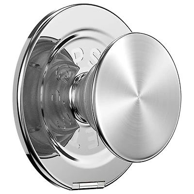 PopSockets PopGrip Kick-Out Universal Cell Phone Grip & Stand with MagSafe - Aluminum Radial Silver