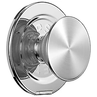 PopSockets PopGrip Kick-Out Universal Cell Phone Grip & Stand with MagSafe - Aluminum Radial Silver