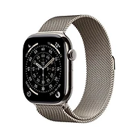 Koodo Apple Watch Series 11 (GPS + Cellular) 46mm Natural Titanium Case with Natural Milanese Loop - Medium/Large - Monthly Tab Payment
