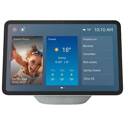 Amazon Echo Show 8 (4th Gen) Smart Display with Spatial Audio & Alexa+ - Glacier White