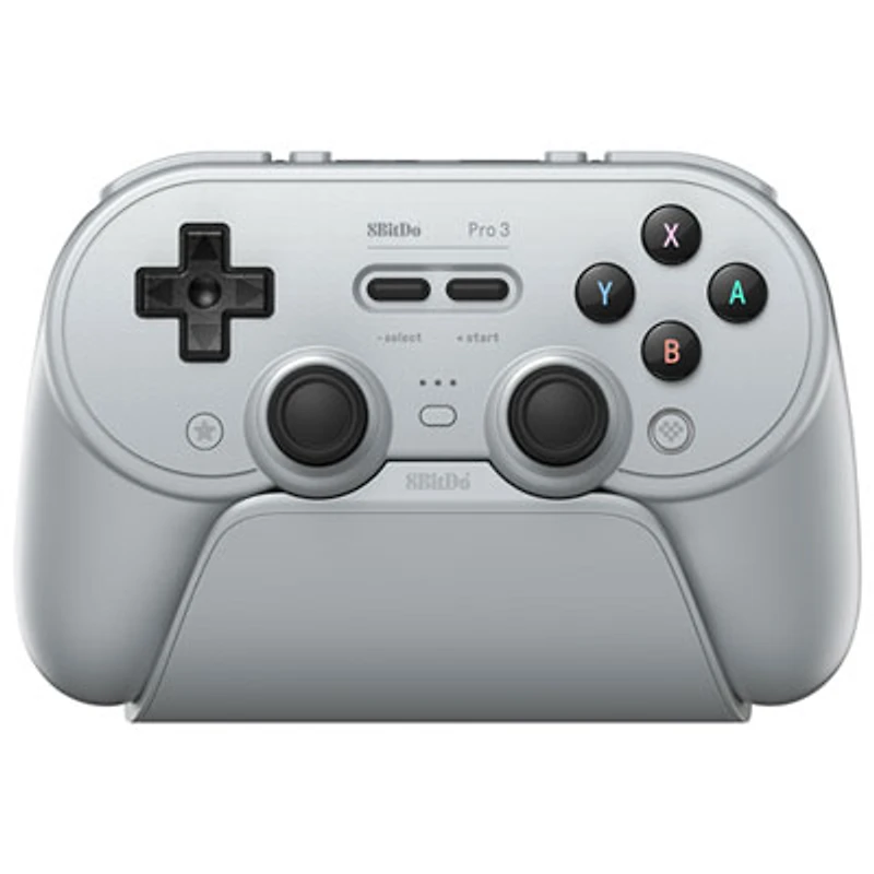 8BitDo Pro 3 Bluetooth Gamepad Controller for Switch/Switch 2/Windows/Android/iOS - Grey
